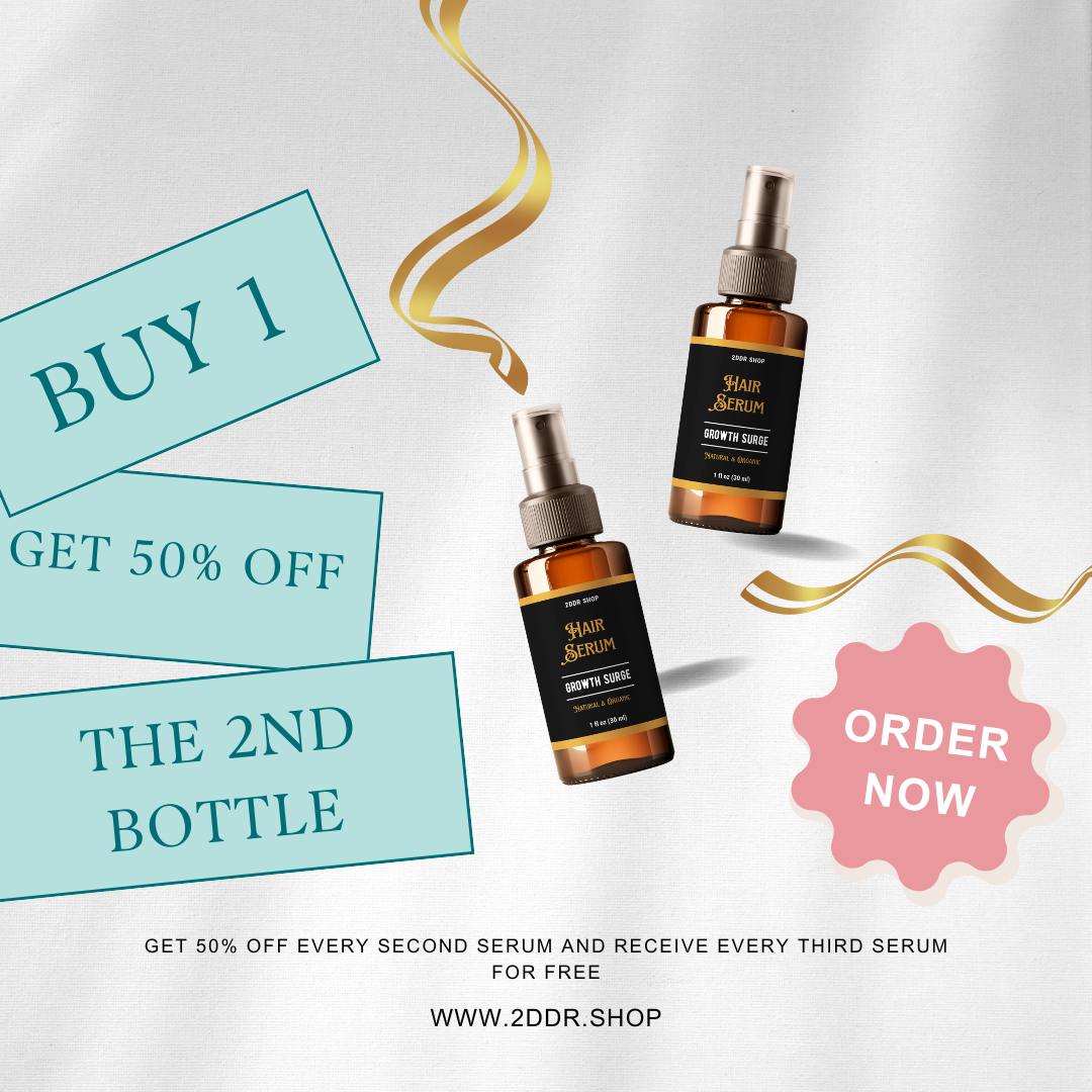 Organic Anti-Loss Hair Serum with 2.5% 2dDR